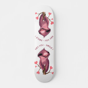 Sonrisa divertida Slon Skateboard - Texto Personal