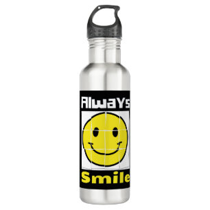 Sonrisa Emoji botella de agua de acero inoxidable