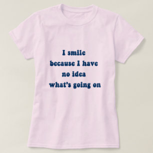 Sonrisa en la camiseta
