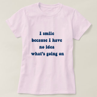 Sonrisa en la camiseta