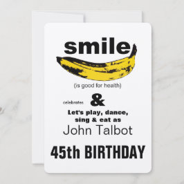 Sonrisa es buena para la salud 45ª Invitación de c