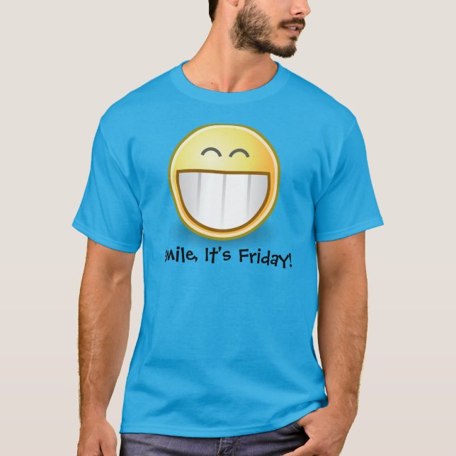 "Sonrisa", es la camiseta de los hombres de la car (Anverso)