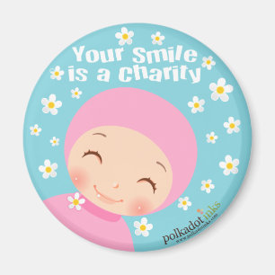 Sonrisa es un imán de caridad