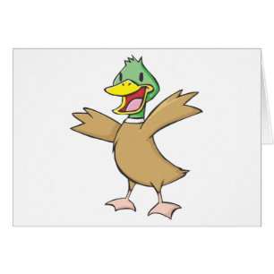 Sonrisa feliz del pato del pato silvestre