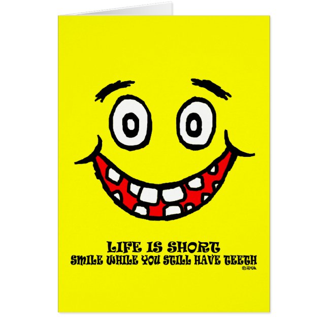 Sonrisa mientras que usted todavía tiene dientes (Frente)