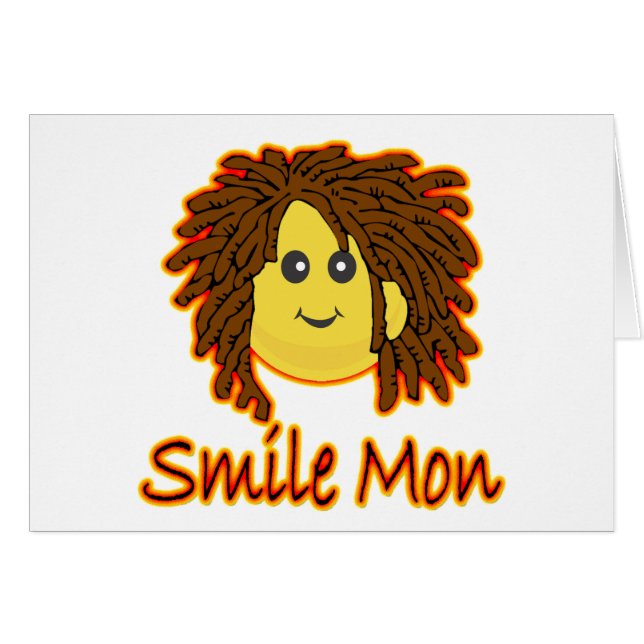 Sonrisa Mon Fire Rasta Face (Anverso (Horizontal))