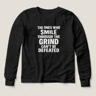 Sonrisa motiva gimnasia cita con texto blanco