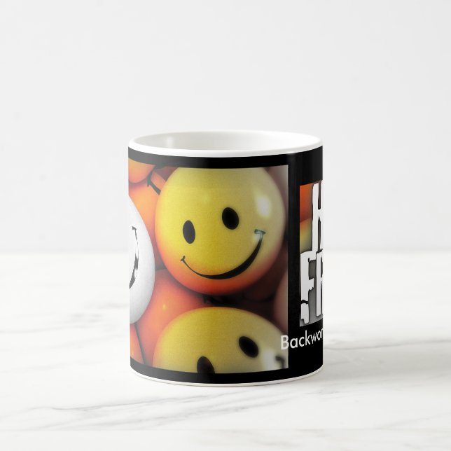 ¡"Sonrisa! (O algo)" taza del Homefront (Centro)
