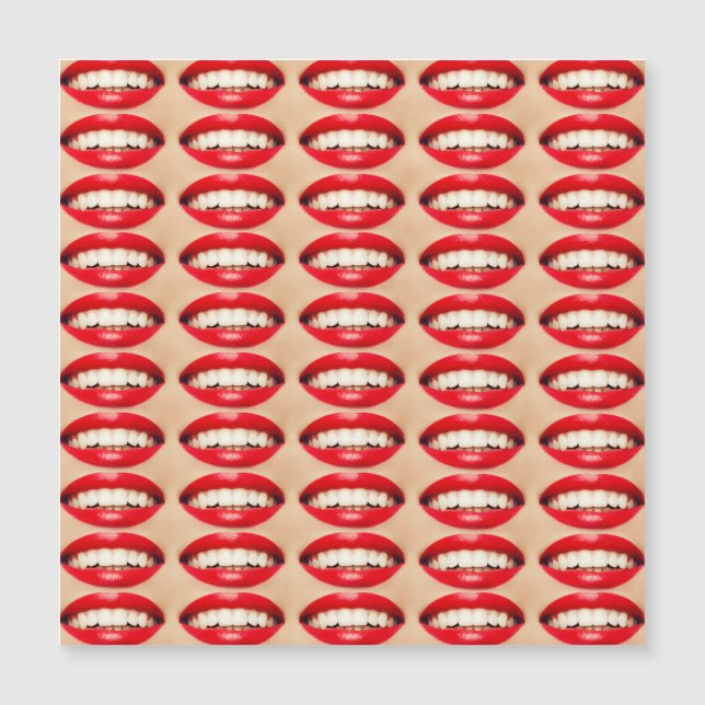 Sonrisa perfecta Femme Fatale Pop-art (Anverso)