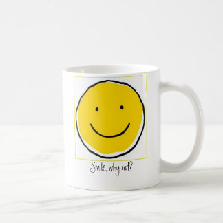 ¿Sonrisa, por qué no?  Taza de café