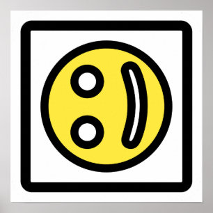 Sonrisa que no es del todo correcta: impresión art