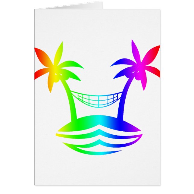 sonrisa rainbow.png de la playa de la hamaca de la (Frente)