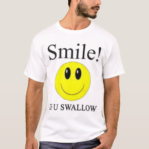 Sonrisa si trago de U -- Camisetas