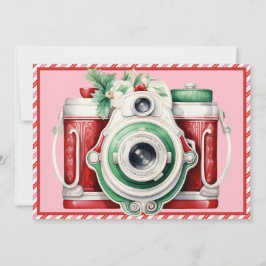 Sonrisa | Tarjeta fotográfica navideña con cámara