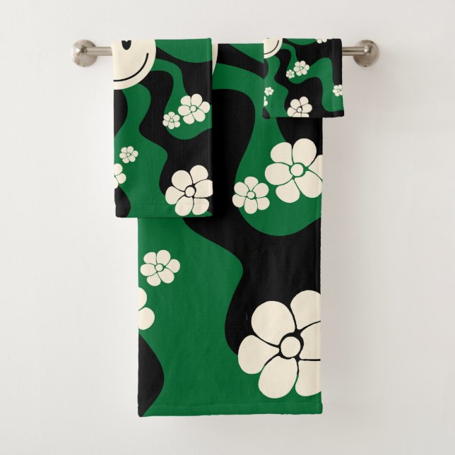 Sonrisa - Verde, Crema y Negro (In situ)