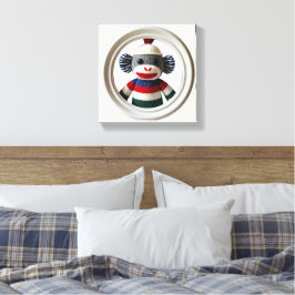 Sonrisas de monos de arte en la pared de maravilla