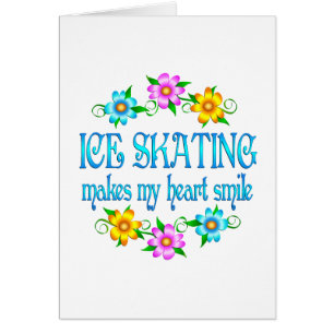 Sonrisas del patinaje de hielo