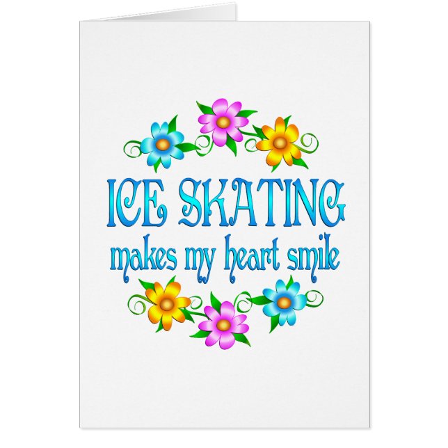 Sonrisas del patinaje de hielo (Frente)