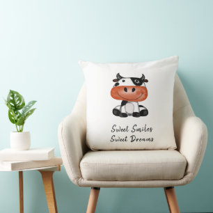 Sonrisas dulces - Cojín decorativo de los sueños d