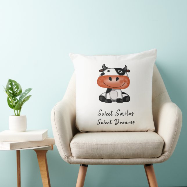 Sonrisas dulces - Cojín decorativo de los sueños d (Silla)