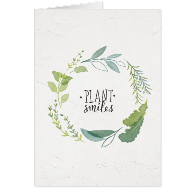 Sonrisas finas de la planta de las hierbas II el | (Frente)