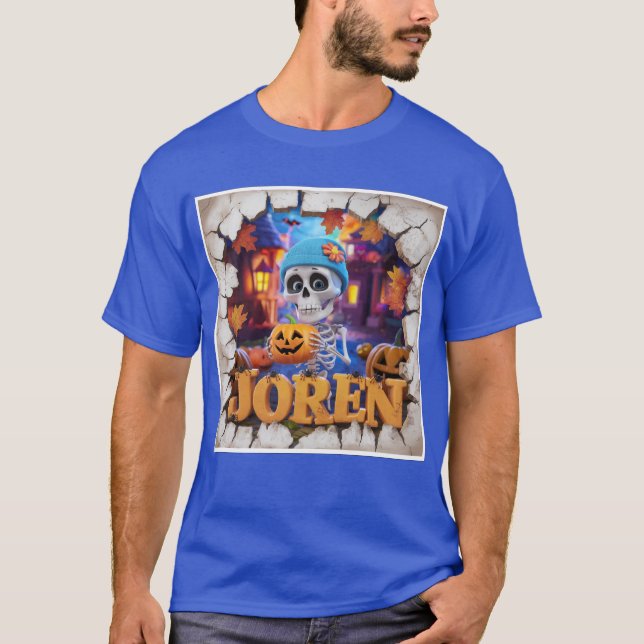 Sonrisas Skeleton espeluznantes: la camiseta de Ha (Anverso)