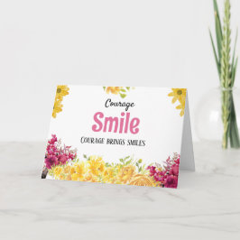 sonrisas tarjetas de aliento para pacientes con cá