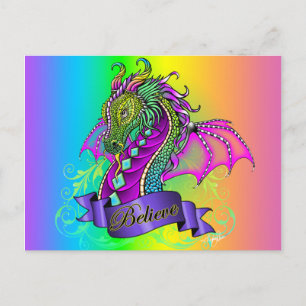 "Sonya" cree postal del dragón de arco iris