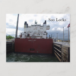 Soo Locks & Edwin H. Tengo tarjeta postal