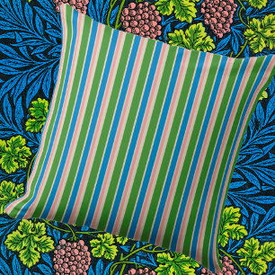 Sopa de crema azul rosa verde azulado almohada ext