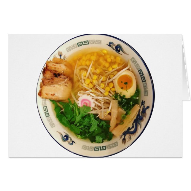 Sopa de fideos de cerdo Ramen (Anverso (Horizontal))