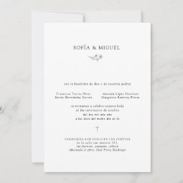 Sophia Invitación Boda Catolica Boda española