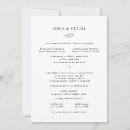 Sophia Invitación Boda Católica Boda Española En