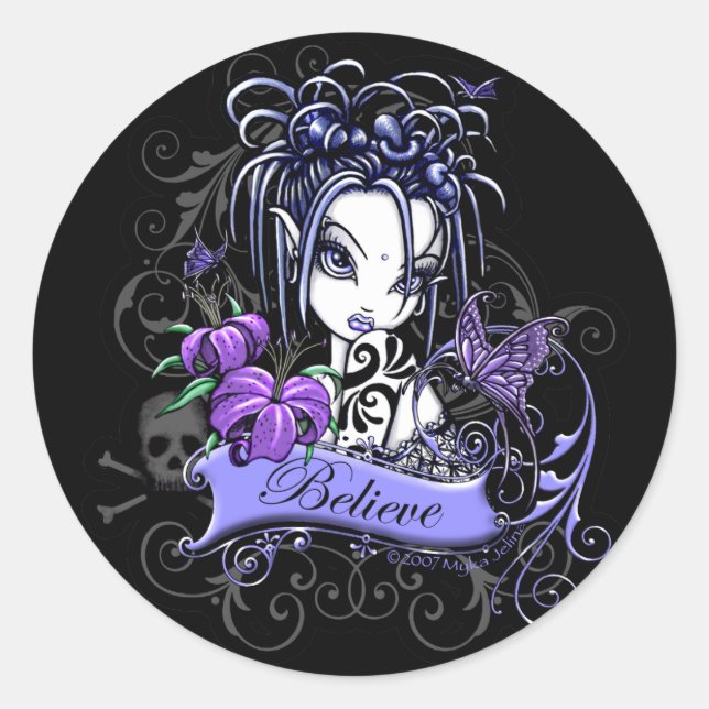 "Sophia Lilly" cree en Pegatinas de arte de hadas (Anverso)