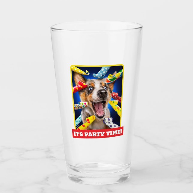 Sopladores de Fiesta de Perro Feliz (Anverso)