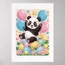 Animal | Panda | Arte mural | Imprimible