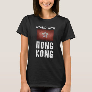 soporte con la camisa de las mujeres de Hong-Kong
