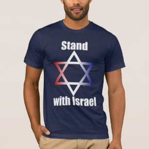 Soporte con la camiseta de Israel