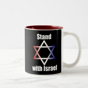 Soporte con la taza de Israel