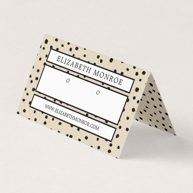 Soporte de anclaje punteado, tarjeta de visualizac (Anverso)