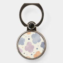 Soporte de anillo de teléfono del patrón de blobs 