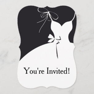 Soporte de invitación a duchas nupciales 5x7