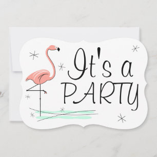 Soporte de invitación "Fiesta" de Flamingo Ocean