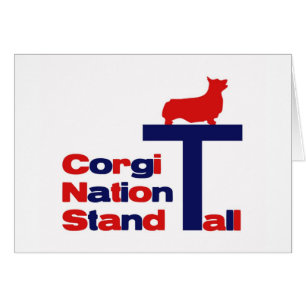 Soporte de la nación del Corgi alto