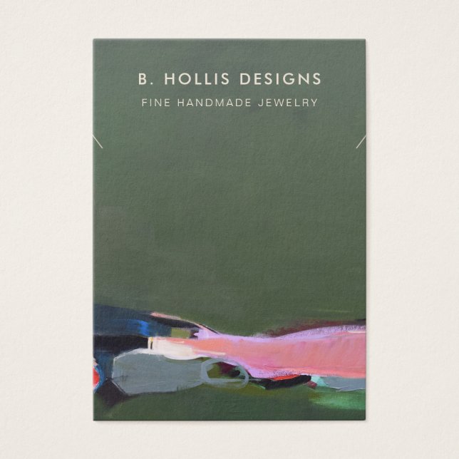 Soporte de pantalla de collar de abstracto artísti (Frente)