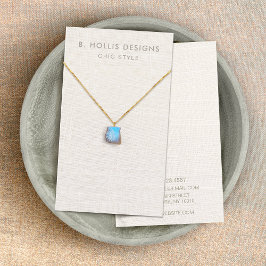 Soporte de pantalla de collar, Lino blanco (imagen