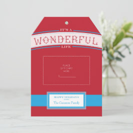 Soporte de tarjeta de regalo | Es una vida maravil