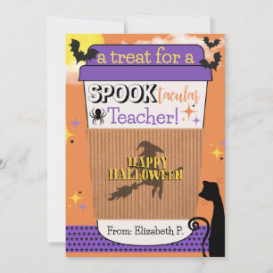 Soporte de tarjeta de regalo para café de Hallowee
