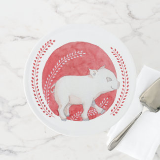 Soporte de tarta de cerdo en círculo