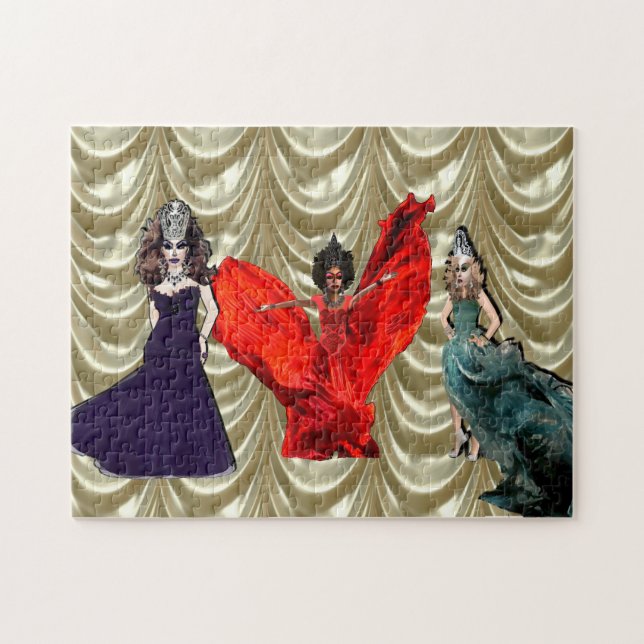 Soporte del Queens tres antes de mí rompecabezas (Horizontal)